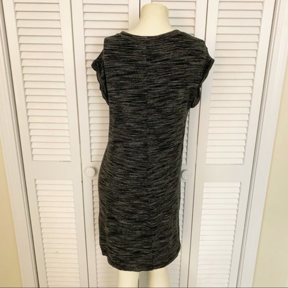 Anthropologie Cloth & Stone Melange Gray T-Shirt Dress Size MP - Picture 9 of 13